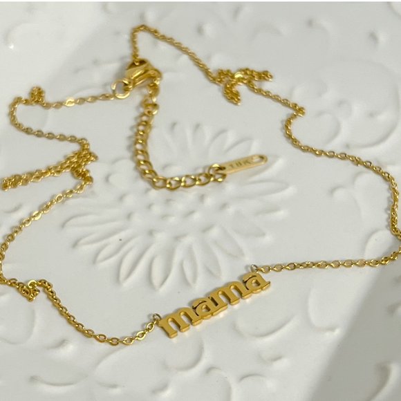 Mom Gift Necklace Mom Necklace Initial Mommy Necklace Mom Gift From Daug… - Picture 5 of 9